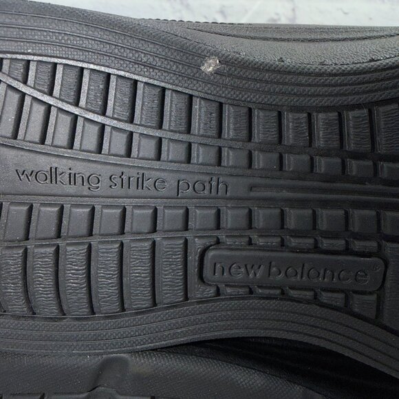New Balance 577 Men's Walking Comfort Shoes Size 10 4E Black Leather Hook & Loop - Picture 12 of 12